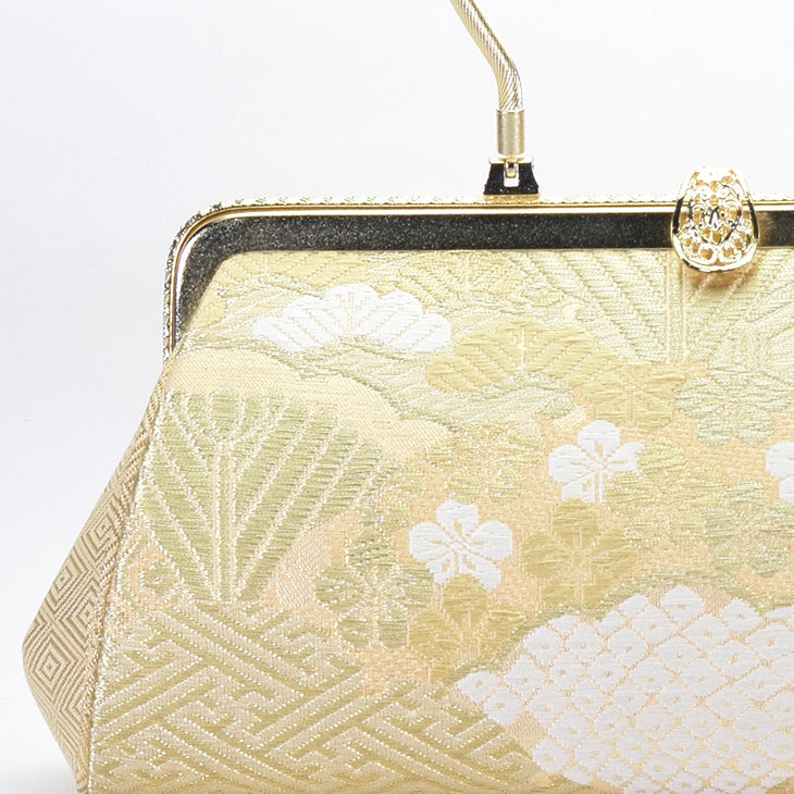 礼装用草履バッグセット 吉祥松竹梅<br>(Fサイズ)【草履バッグセット フォーマル 和装バッグ 結婚式】痛くない草履 痛くなりにくい草履 女性 レディース 草履 バッグセット 草履バッグセット 礼装 留袖 黒留 振袖 成人式 訪問着 プレゼント 入学式 卒業式【銀座 ぜん屋】